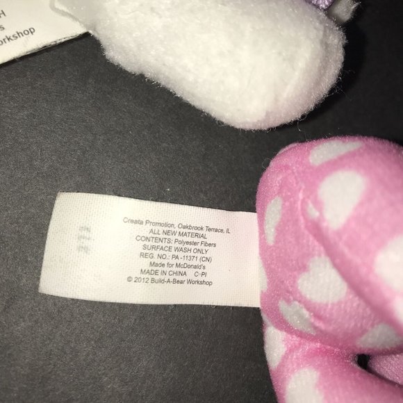 Lot Of 4 BABW Build A Bear Mini Tiny Toy Plush Teddy, Leopard, Teddy And Monkey - Picture 8 of 10